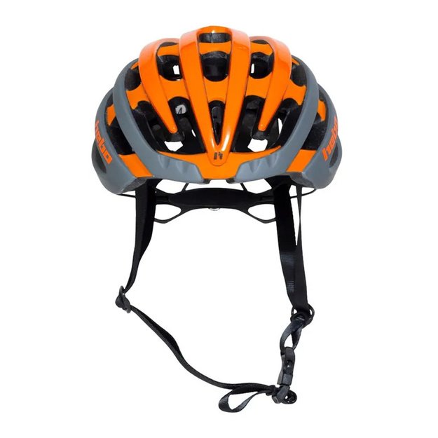 &Scaron;almas HEBO Casco Bici Core // dydis: 55-58 cm (pilka/oranžinė)