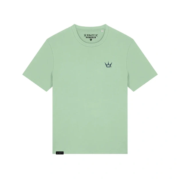 PEATY S PUBWEAR SHORT SLEEVE TEE - MOUNTAIN / MISTY JADE (PPW-26-TEE-MTN-JDE)