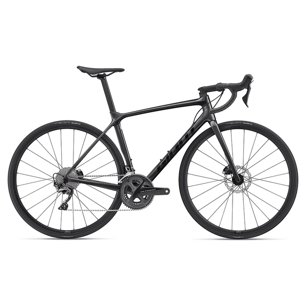 Dviratis Giant TCR Advanced 1 Disc-KOM, juodas chromas (L)