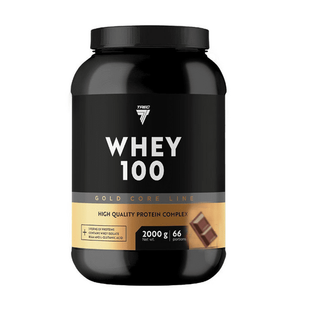 Baltymų milteliai TREC GOLD CORE LINE WHEY 100 &Scaron;OKOLADAS 2000g