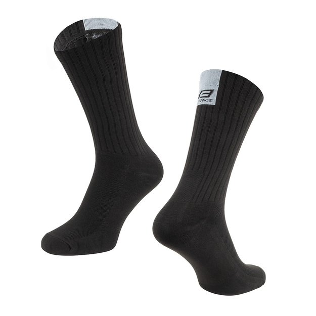 Kojinės FORCE Ribbon // dydis: L-XL (42-46) (juoda)