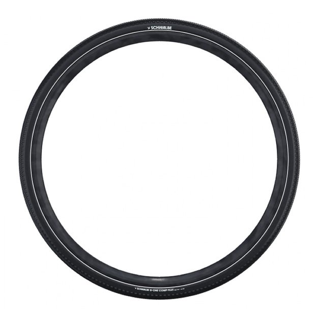 Padanga Schwalbe G-ONE Comp Plus 28  x 1.50  (40-622) // E-25, kamerinė, nelankstoma, Reflex, Green Compound