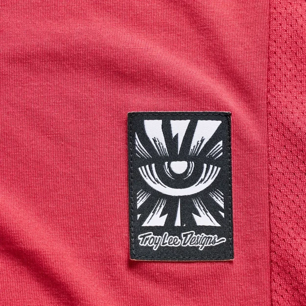 TLD MENS SHORT SLEEVE JERSEY SKYLINE RIDE TEE FEATHERED EMBER RED (38284000)