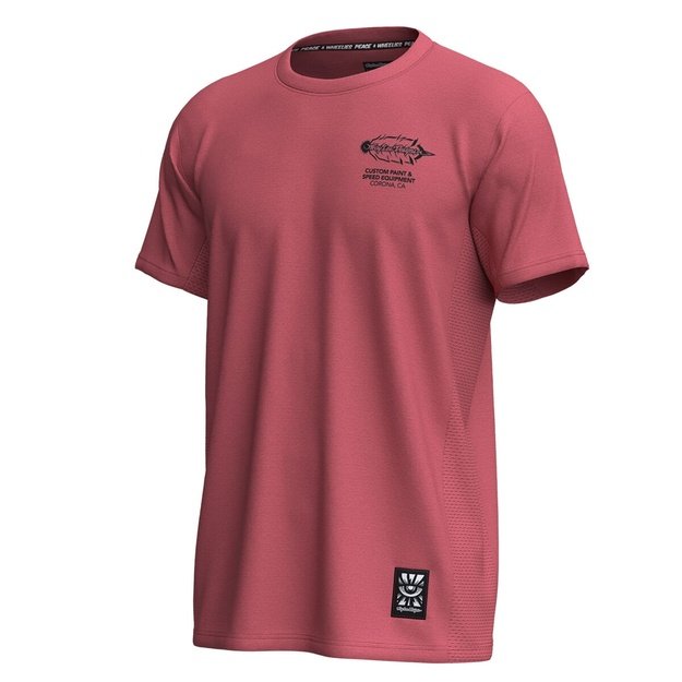TLD MENS SHORT SLEEVE JERSEY SKYLINE RIDE TEE FEATHERED EMBER RED (38284000)