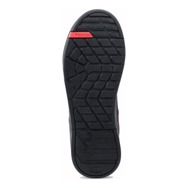Batai Crankbrothers Stamp Lace Flat MTB // dydis: 39.5, MTB/Enduro, be  Match  plok&scaron;telės (juoda/raudona)