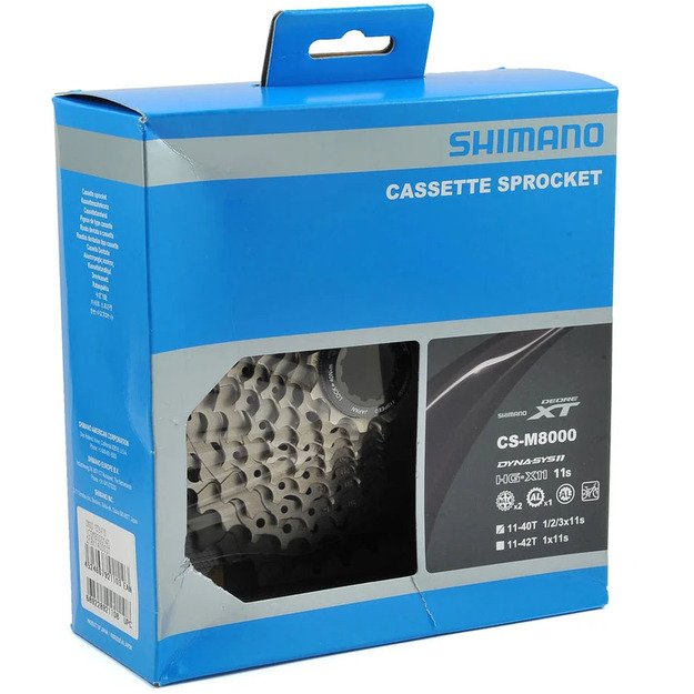 Galinis žvaigždžių blokas Shimano CS-M8000 11-40T 11 pavarų 1
