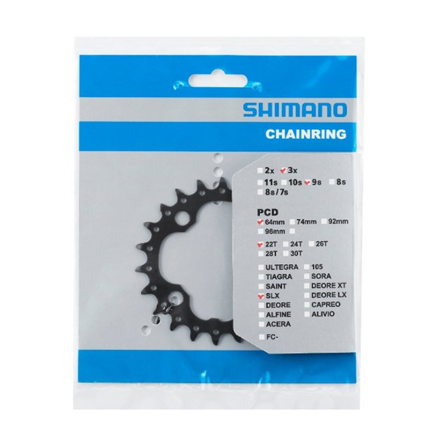 Priekinė žvaigždė Shimano FC-M660 22T-L SLX  1