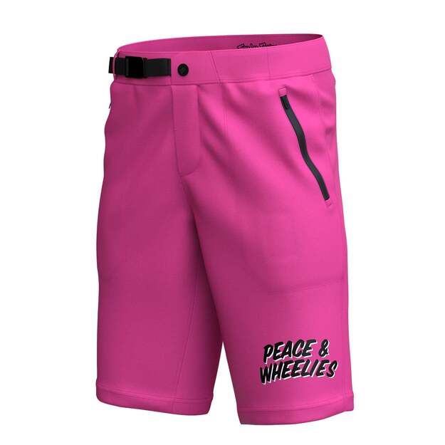 TLD KRAŤASY SKYLINE TRAIL SHORT WASHED OUT PARTY PINK (28714402)