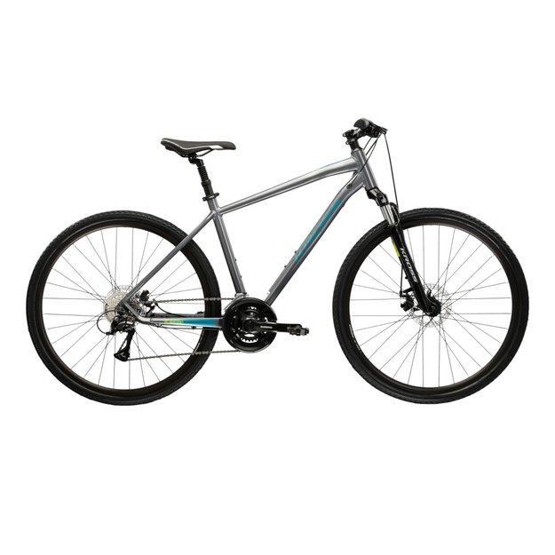 KROSS Evado 3.0 / Grey  Sea Gloss / hibridinis dviratis (28 ) 