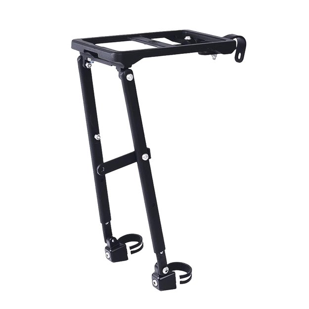 Priekinė bagažinė AtranVelo HYBRID UNI 20-29  // aliuminis, AVS sistema (juoda)