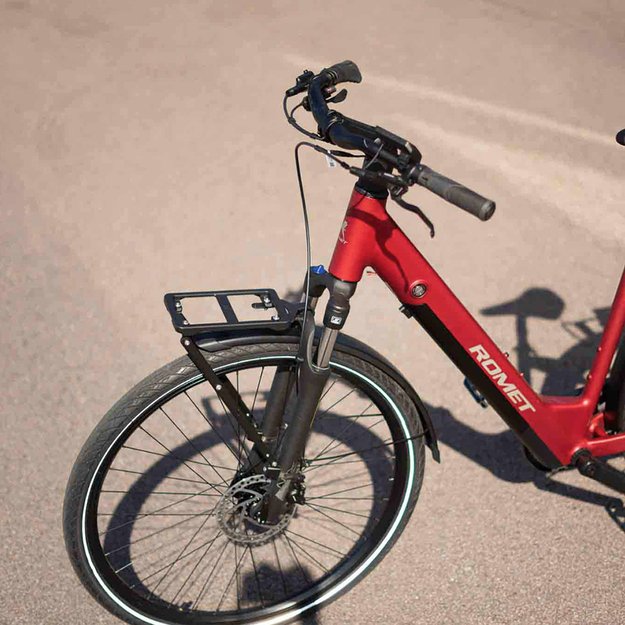 Priekinė bagažinė AtranVelo HYBRID UNI 20-29  // aliuminis, AVS sistema (juoda) 2