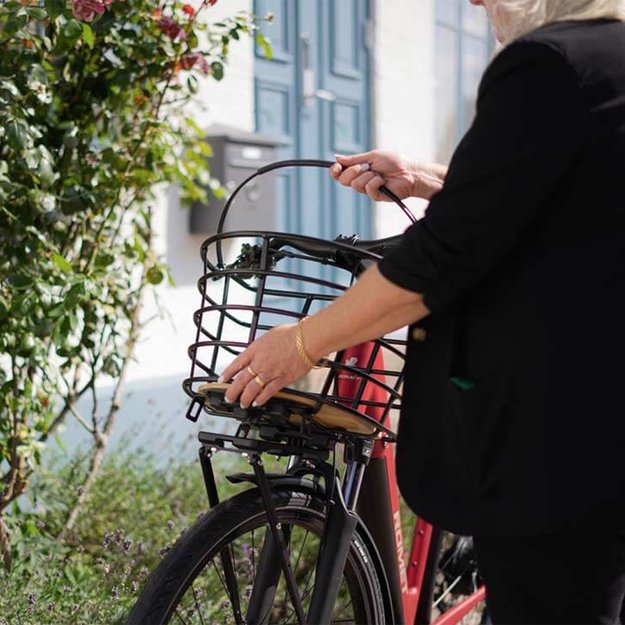 Priekinė bagažinė AtranVelo HYBRID UNI 20-29  // aliuminis, AVS sistema (juoda) 3