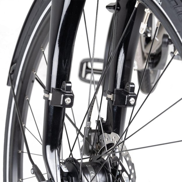 Priekinė bagažinė AtranVelo HYBRID UNI 20-29  // aliuminis, AVS sistema (juoda) 4