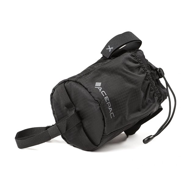 Dviračio krepšys gertuvei ant vairo Acepac Fat Bottle Bag MKIII // 1 l (juodas) 5