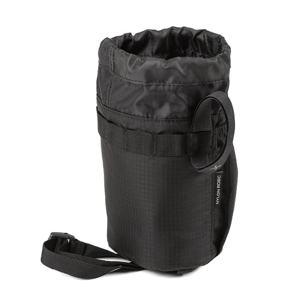 Dviračio krepšys gertuvei ant vairo Acepac Fat Bottle Bag MKIII // 1 l (juodas) 2