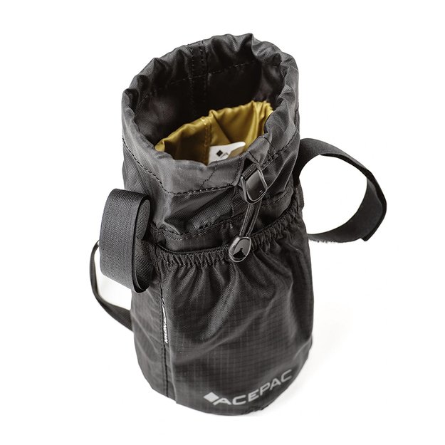 Dviračio krepšys gertuvei ant vairo Acepac Fat Bottle Bag MKIII // 1 l (juodas) 3