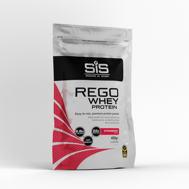 SIS Rego Whey proteinas Strawberry Powder 450g
