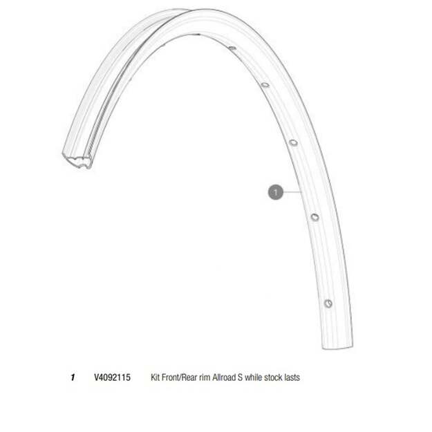 MAVIC KIT FRONT/REAR RIM ALLROAD S (V4092115)