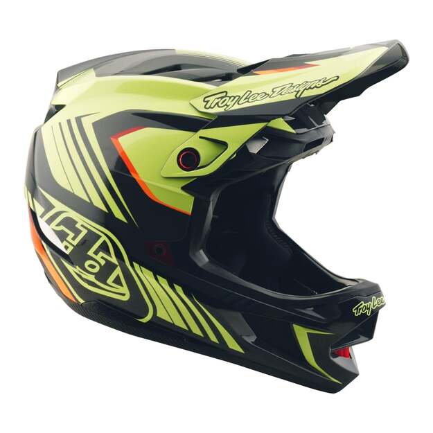 TLD HELMET D4 POLYACRYLITE QUALIFIER BLACK / YELLOW (17455900) 5