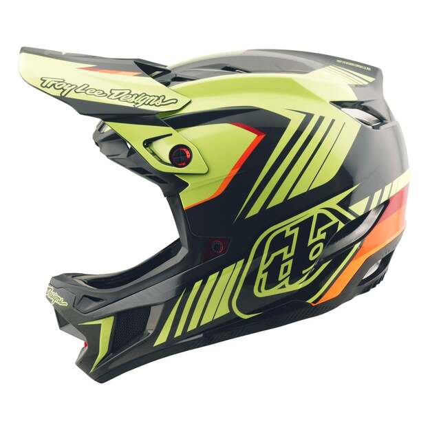 TLD HELMET D4 POLYACRYLITE QUALIFIER BLACK / YELLOW (17455900)