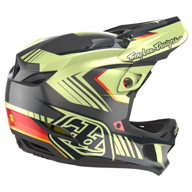 TLD HELMET D4 POLYACRYLITE QUALIFIER BLACK / YELLOW (17455900) 1