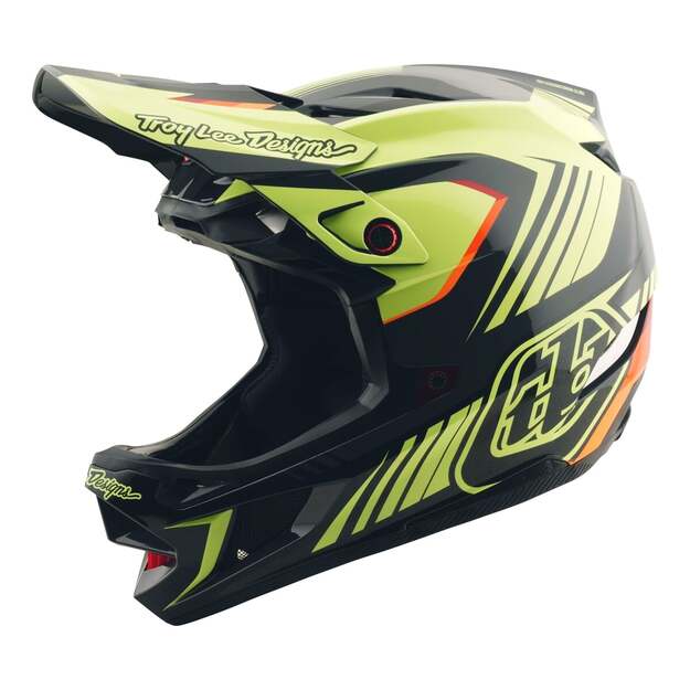 TLD HELMET D4 POLYACRYLITE QUALIFIER BLACK / YELLOW (17455900) 6