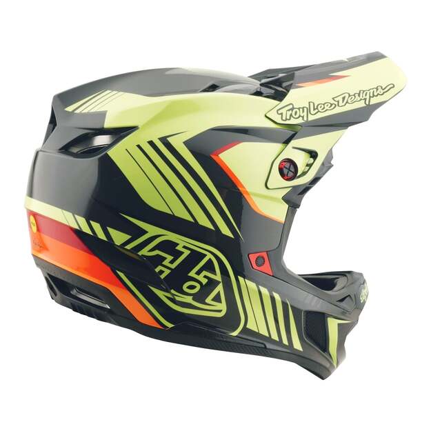 TLD HELMET D4 POLYACRYLITE QUALIFIER BLACK / YELLOW (17455900) 3