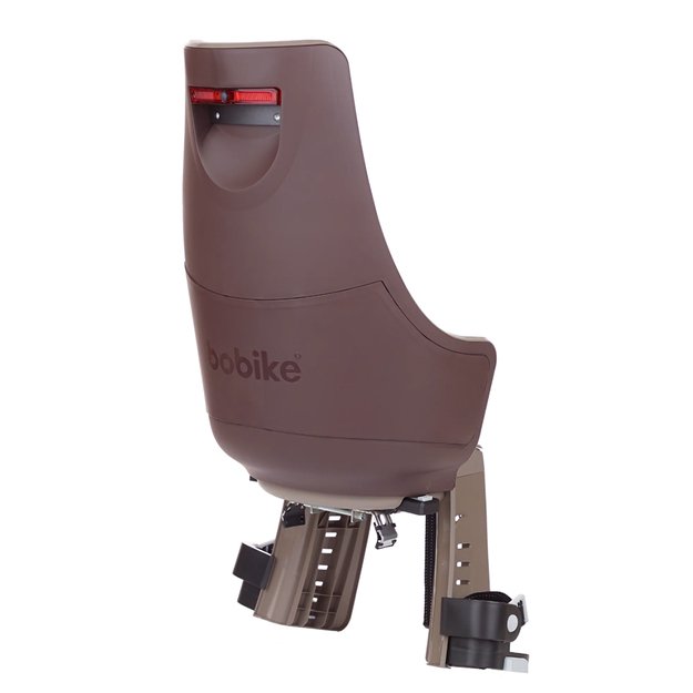 Dviračio kėdutė BoBike Exclusive® Maxi Plus // su galiniu žibintu, tvirtinimas ant bagažinės (ruda) 1
