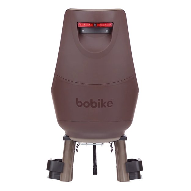 Dviračio kėdutė BoBike Exclusive® Maxi Plus // su galiniu žibintu, tvirtinimas ant bagažinės (ruda) 3