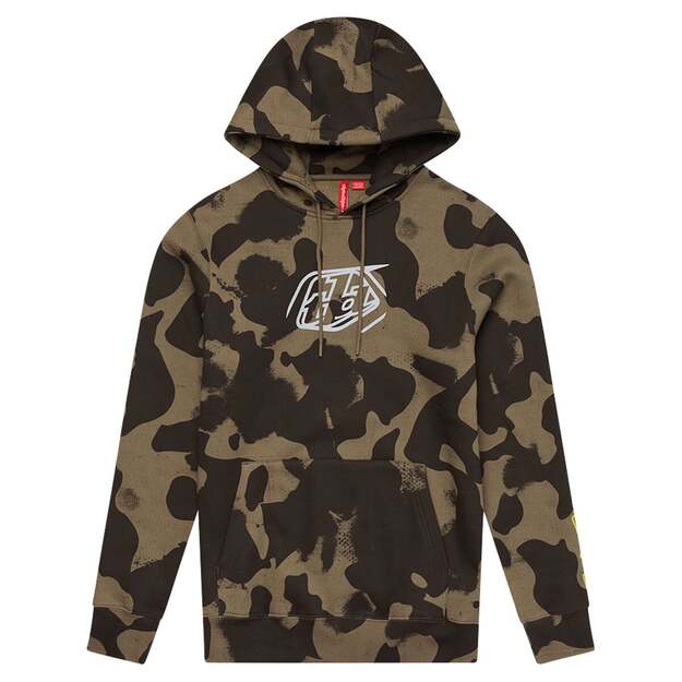 TLD HOODIE BADGE OLIVE CAMO (73156802)