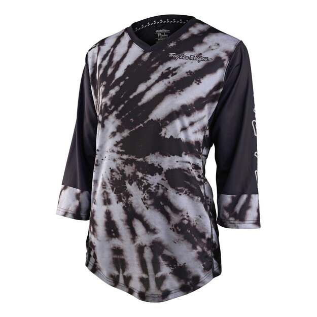 TLD WOMENS 3/4 JERSEY MISCHIEF TIE DYE BLACK (35915900)
