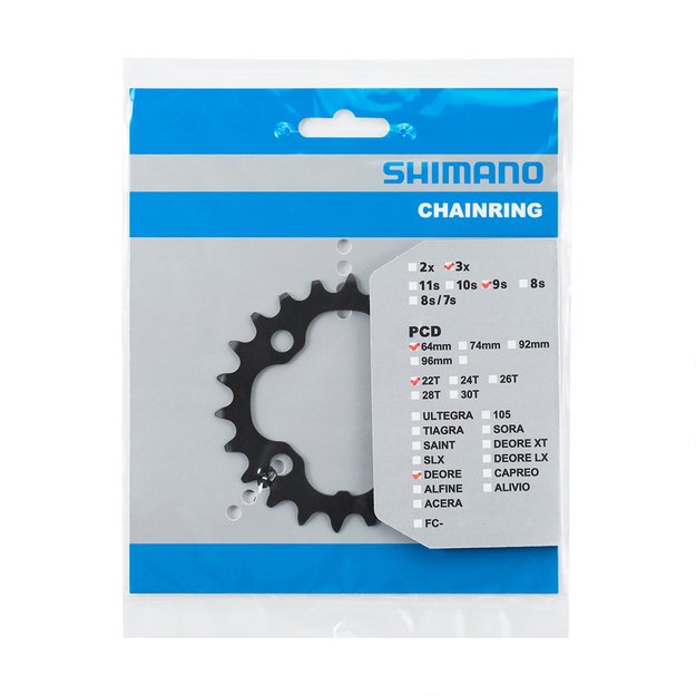 Priekinio bloko žvaigždė SHIMANO FC-M590 22T Deore 1