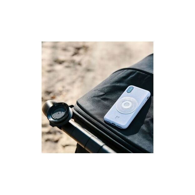 Adapteris telefonui universalus priklijuojams Fidlock VACUUM uni phone patch pusiau skaidrus 2