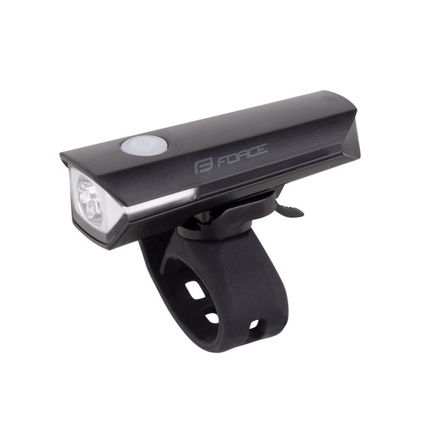 Priekinis žibintas FORCE FLUX // 200LM, USB-C 1