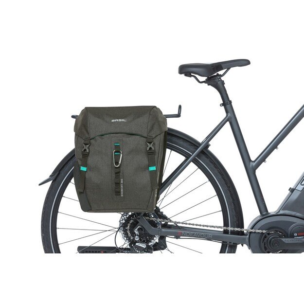 Dviračio krepšiai ant bagažinės BASIL DISCOVERY 365D TORBA DOUBLE BAG, 18L, juodas  3