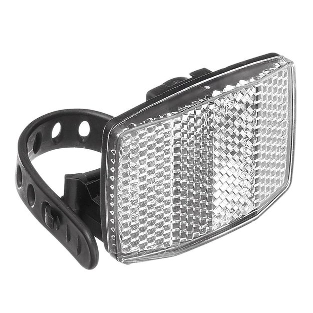 Atšvaitas su laikikliu Fischer // visiems vairo dydžiams (baltas)