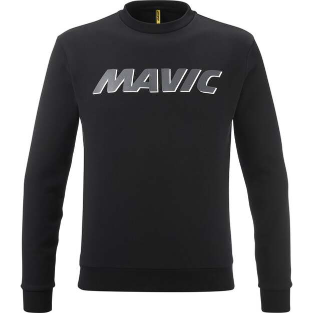 MAVIC HOODY CORPORATE LOGO BLACK YELLOW (T000221)