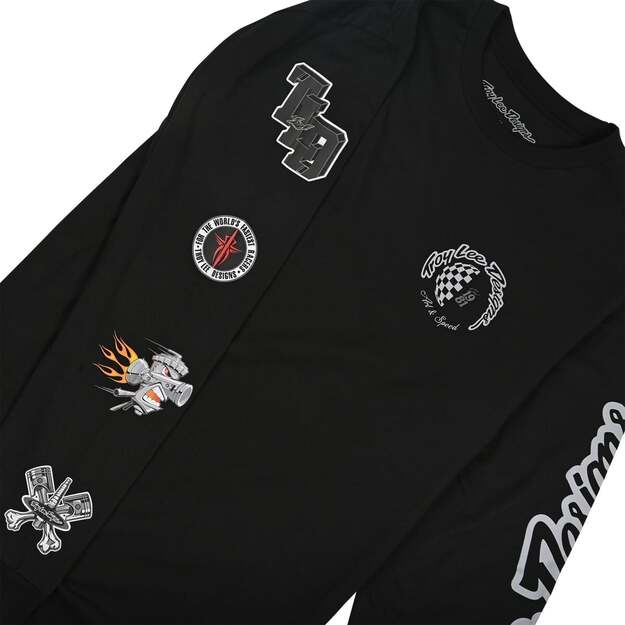 TLD TRIKO S DLOUHÝM RUKÁVEM WORLDWIDE BLACK (71088300) 2