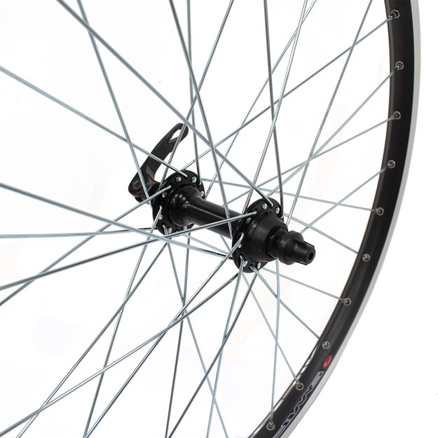 Priekinis ratas J19SB 24  // 32H, V-brake, kniedytas, greitveržlė, dvigubas 1