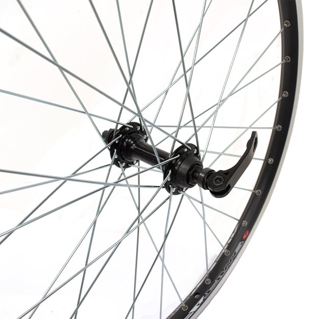 Priekinis ratas J19SB 24  // 32H, V-brake, kniedytas, greitveržlė, dvigubas 2