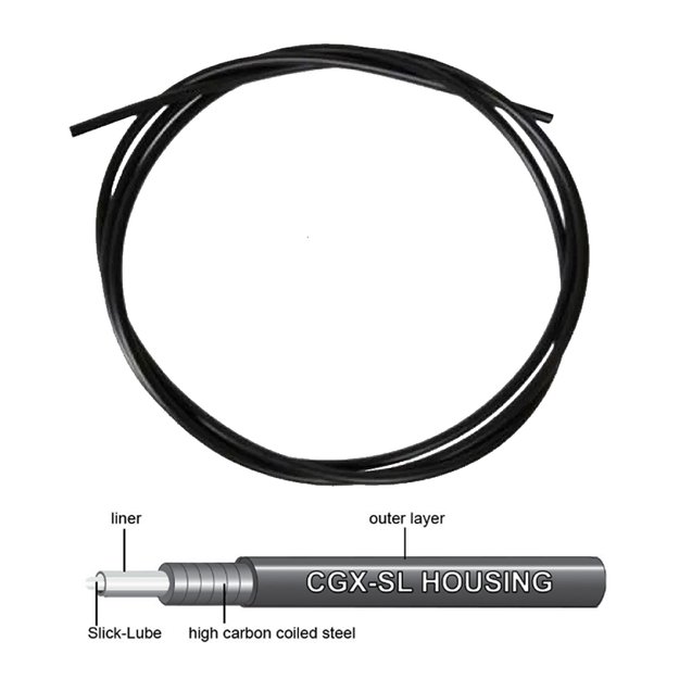 Stabdžių šarvas Jagwire GEX SL // 5 x 1000 mm, su tepalu (juodas) 1