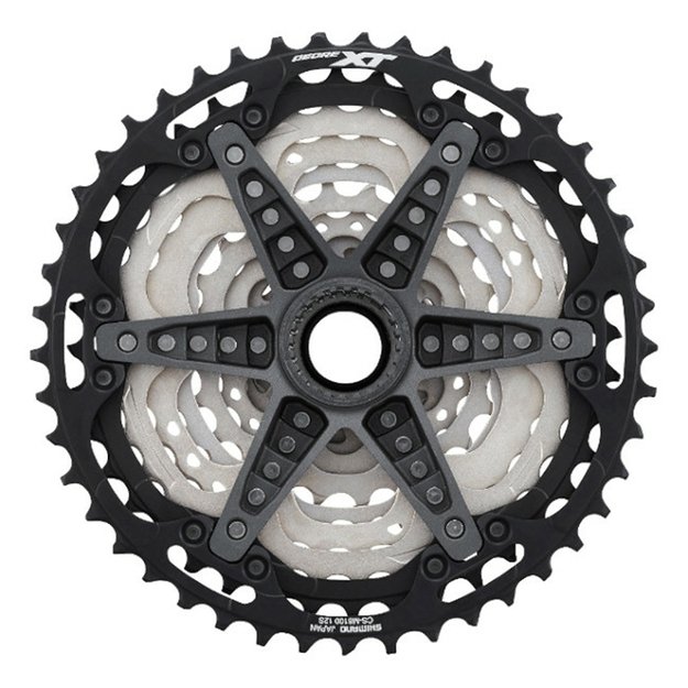Galinis žvaigždžių blokas Shimano DEORE XT CS-M8100-12 // 12 pav. (10-45T) 1