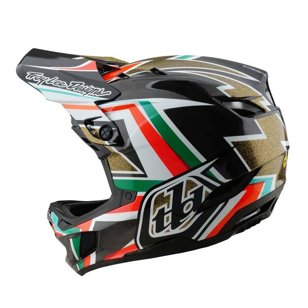 TLD HELMET D4 CARBON FRAMES BLACK / GOLD (13926200) 1