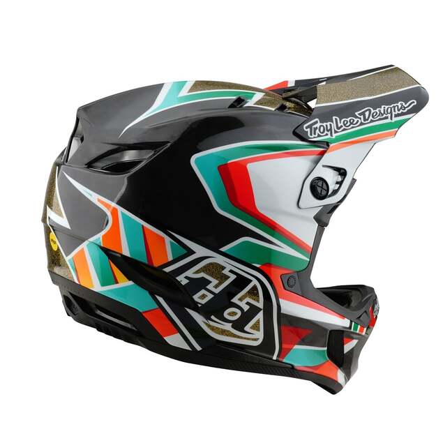 TLD HELMET D4 CARBON FRAMES BLACK / GOLD (13926200) 3
