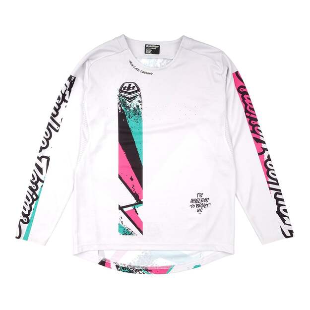 TLD YOUTH LS JERSEY SPRINT FULL PULL CHALK (32403601)