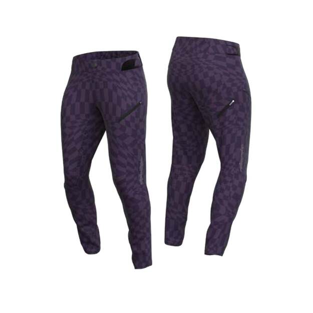 TLD WOMENS PANTS LILIUM TWISTED CHECKERS PURPLE (27251601)