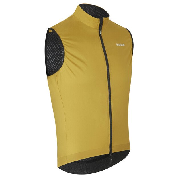 GripGrab PACR Windproof Lightweight vyriška liemenė | Mustard Yellow