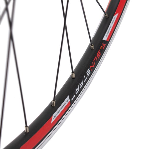 Galinis ratas Sunstart 28  // Nexus 3, Būgninis stabdis + V-Brake, 36H, veržlė, dvigubas, aliuminis 3