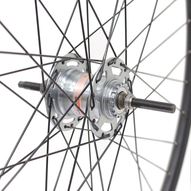 Galinis ratas Sunstart 28  // Nexus 3, Būgninis stabdis + V-Brake, 36H, veržlė, dvigubas, aliuminis 1