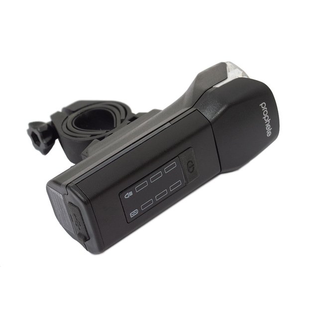 Priekinis žibintas Prophete LED 220&deg; // 100 LUX, USB-C 2